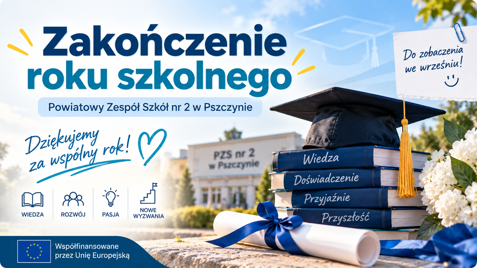 Zakończenie roku szkolnego w Powiatowym Zespole Szkół nr 2 w Pszczynie