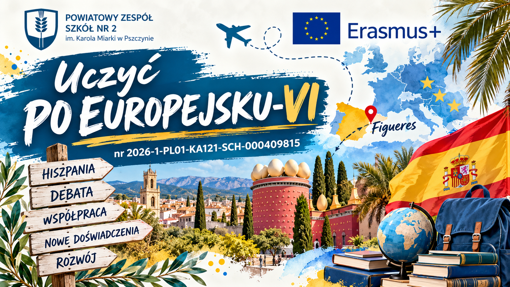 Nabór do projektu Uczyć po europejsku-VI    nr 2026-1-PL01-KA121-SCH-000409815