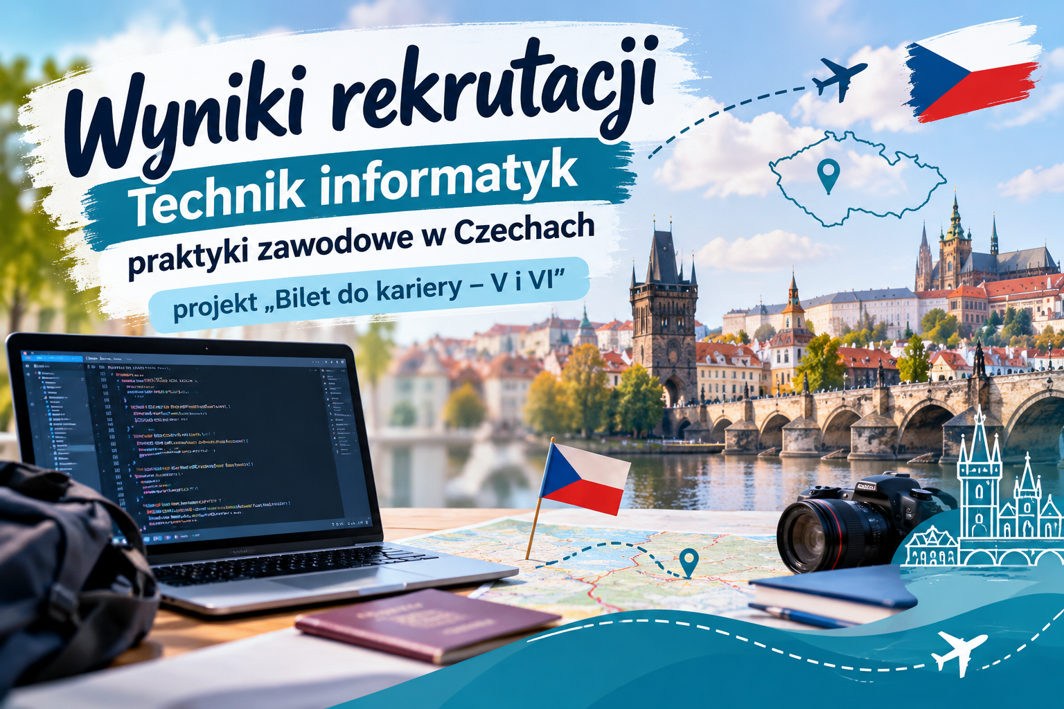 Wyniki rekrutacji Technik informatyk- praktyki zawodowe w Czechach – projekt „Bilet do kariery – V i VI”