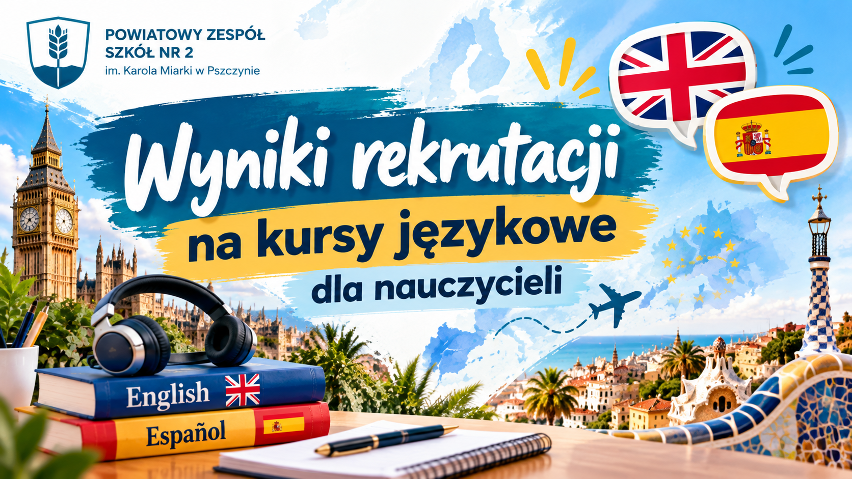Wyniki rekrutacji na kursy językowe!